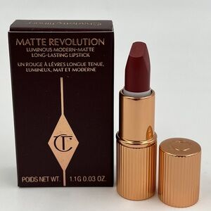 NWT Charlotte Tilbury Matte Revolution Mini Lipstick – Walk of No Shame